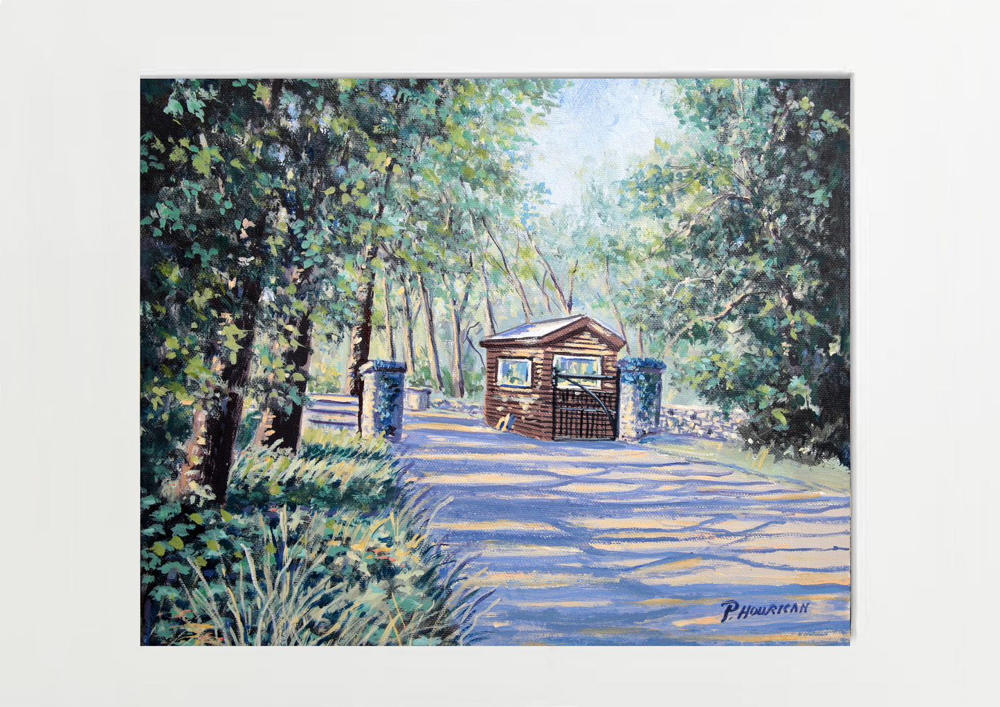 Pat Hourican; Hut in Lough Key, Forest Park