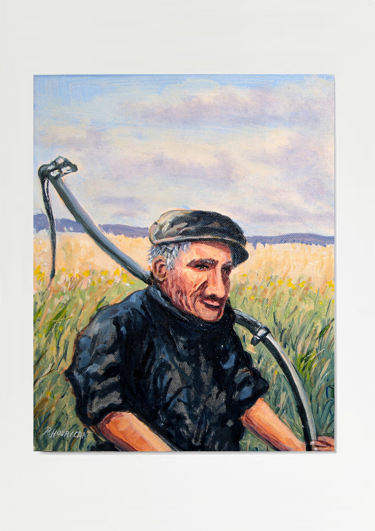 Pat Hourican; Scythe Cutting, Longford