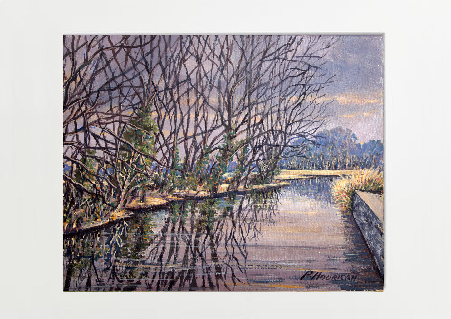 Pat Hourican; Camlin River, Towards the Mall
